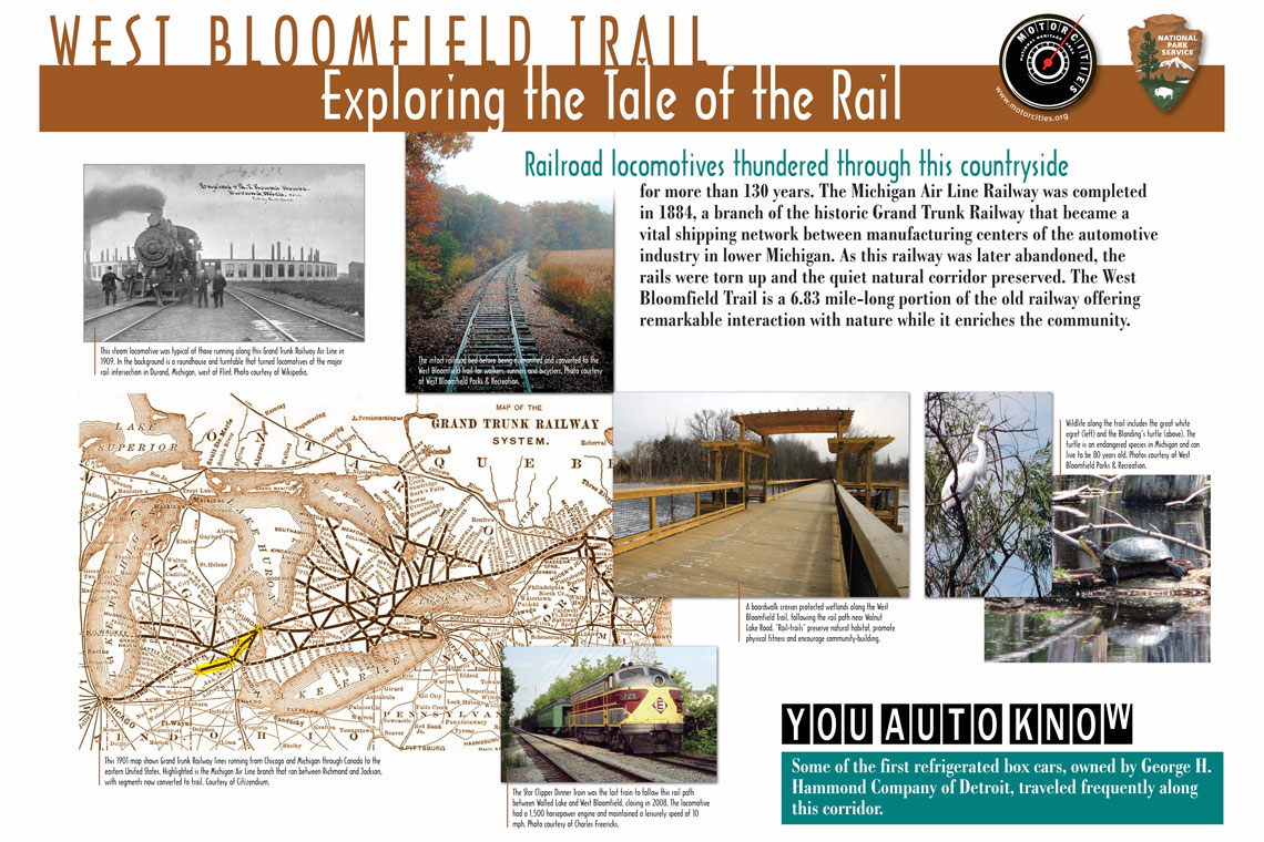West Bloomfield Trail Exploring the Tale of the Rail