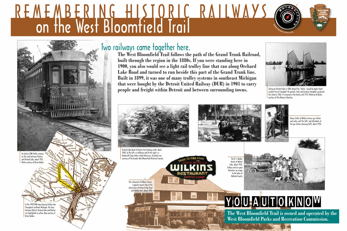 Remembering Historic Railways on the West Bloomfield Trails
